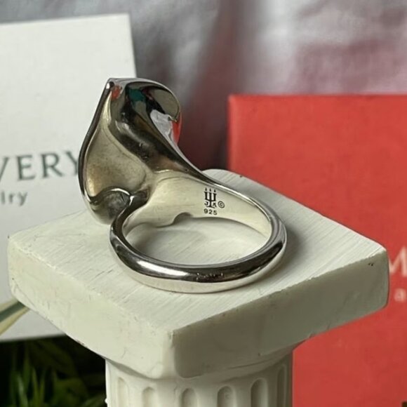 James Avery Calla Lily Rare Retired Ring !!!!!! - Picture 3 of 4